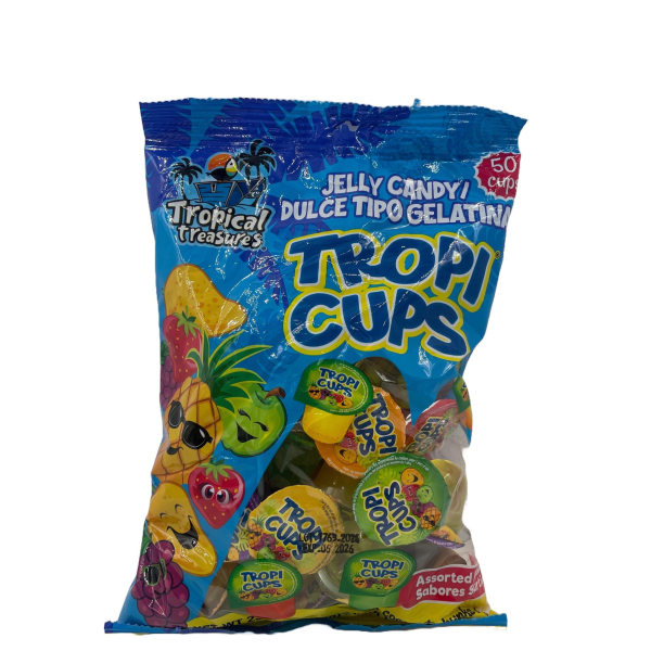 JELLY TROPICAL TREASURE 18/50 UN BAG TROPI CUPS)