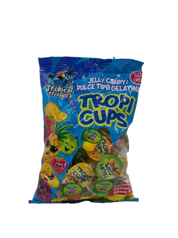 JELLY TROPICAL TREASURE 18/50 UN BAG TROPI CUPS)