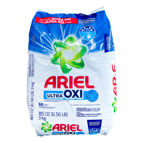 ARIEL ULTRA OXI 6/105 OZ (3KG))