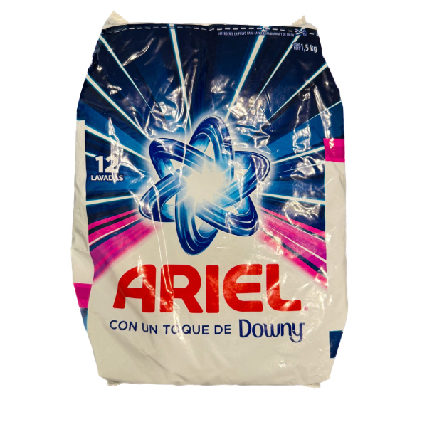 ARIEL 12/1.5 KG WITH DOWNY)
