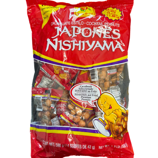 CACAHUATE JAPONES 16/14 UN BOLSA)