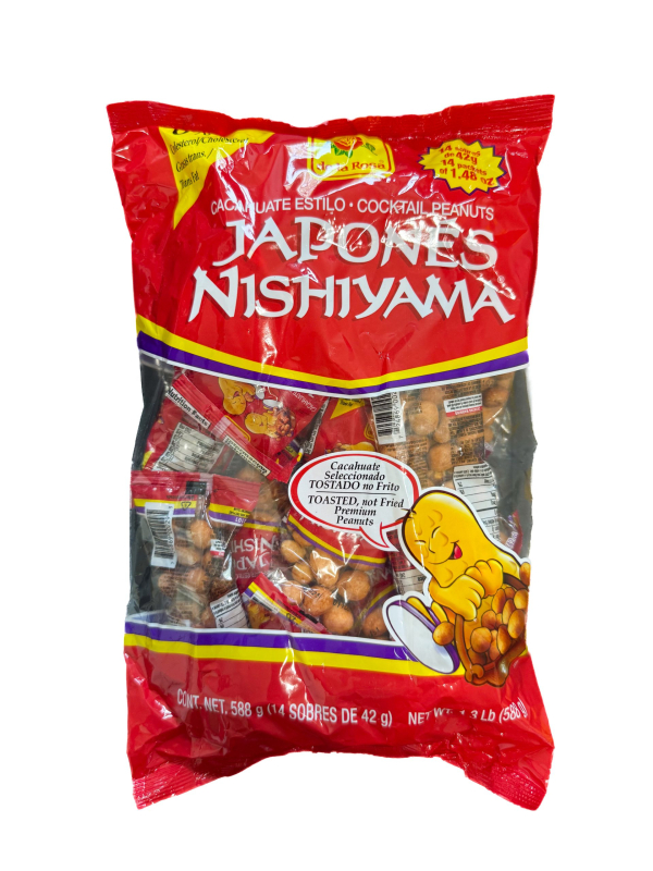 CACAHUATE JAPONES 16/14 UN BOLSA)