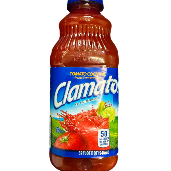 MOTTS CLAMATO 12/32 OZ TOMATO COCKTAIL PET)