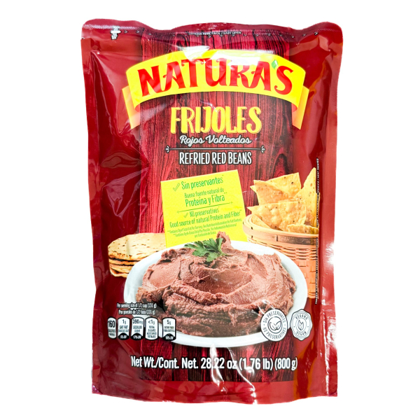 NATURAS 12/28.22 OZ REFRIED RED)