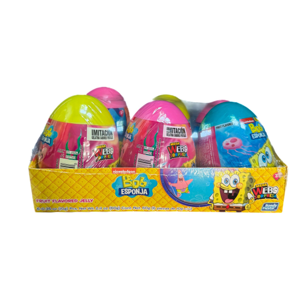 BONDY 8/6 PZ MEGA HUEVO BOB SPONJA)